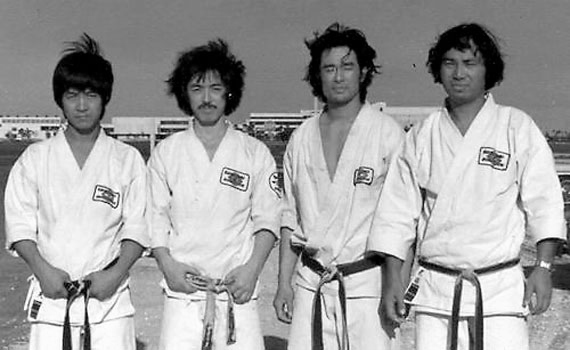 Karate Masters Minoru Horie, Toyotaro Miyazaki, Masakazu Takahashi, Koji Sugimoto
